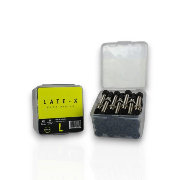 CAJA 28 VÁLVULAS TUBELESS LATÓN 44mm